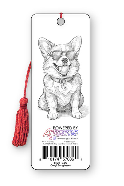 Corgi Sunglasses Bookmark